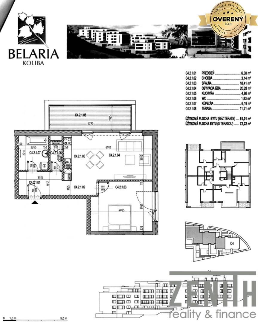 2-Zimmer-Wohnung, Svätovavrinecká, zu verkaufen, Bratislava - Nové Mes